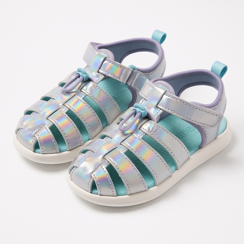 Iridescent Sandals for Kids